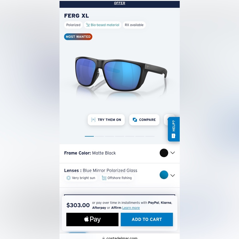 Costa Polarized sunglasses